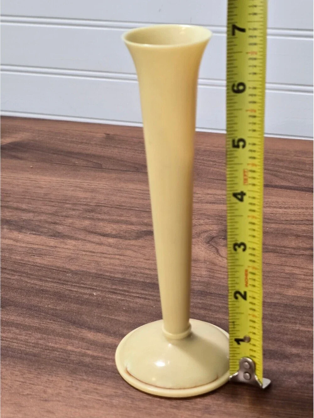 Vintage Cream Celluloid Bud Vase 9